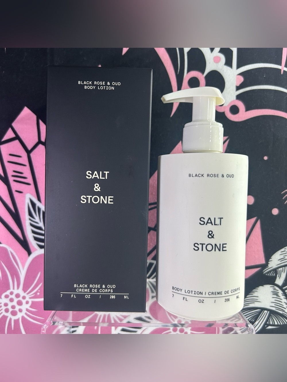 Salt & Stone Black Rose & Oud Body Lotion 7fl oz Full Size